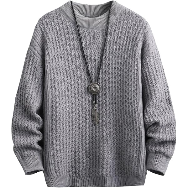 [foveitaa] セーター メンズ 冬服 厚手 クルーネック カラーマッチン Amazon | [foveitaa] セーター メンズ 秋冬服 厚手 シンプル オシャレ